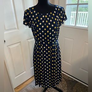 Talbots classy polka dot dress.
